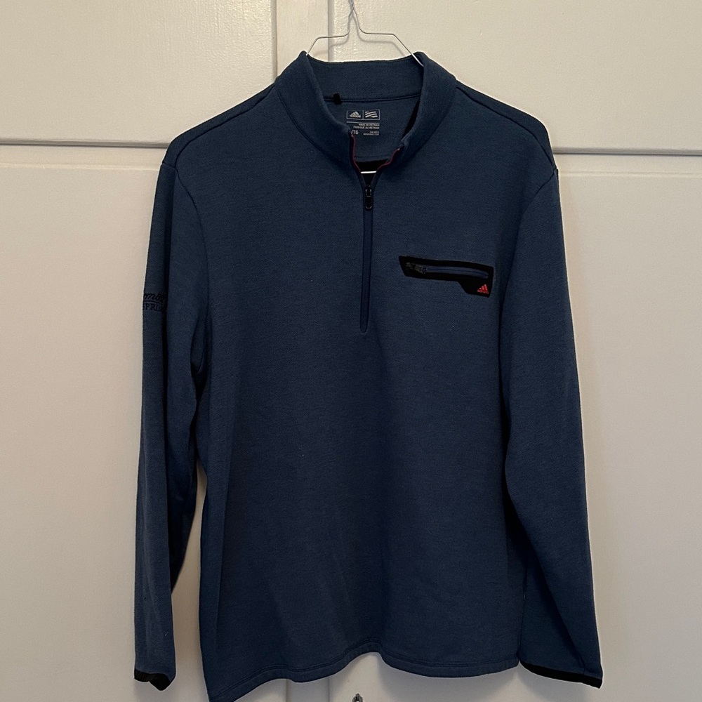 EUC Adidas Fairmont Banff Springs Quarter Zip Sweatshirt Golf